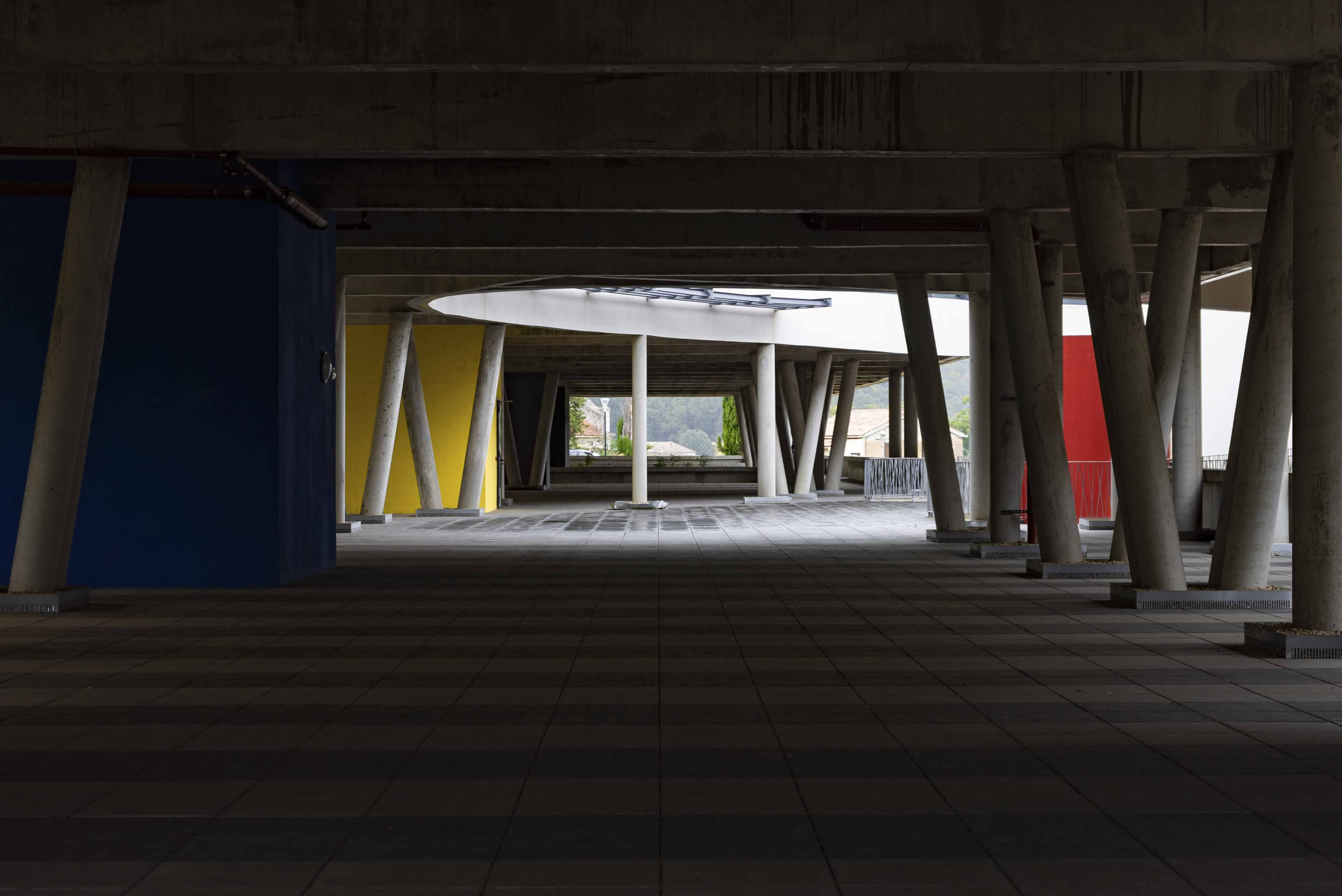 Prise de vue de l'Université de Corse lors d'un cours de photographie