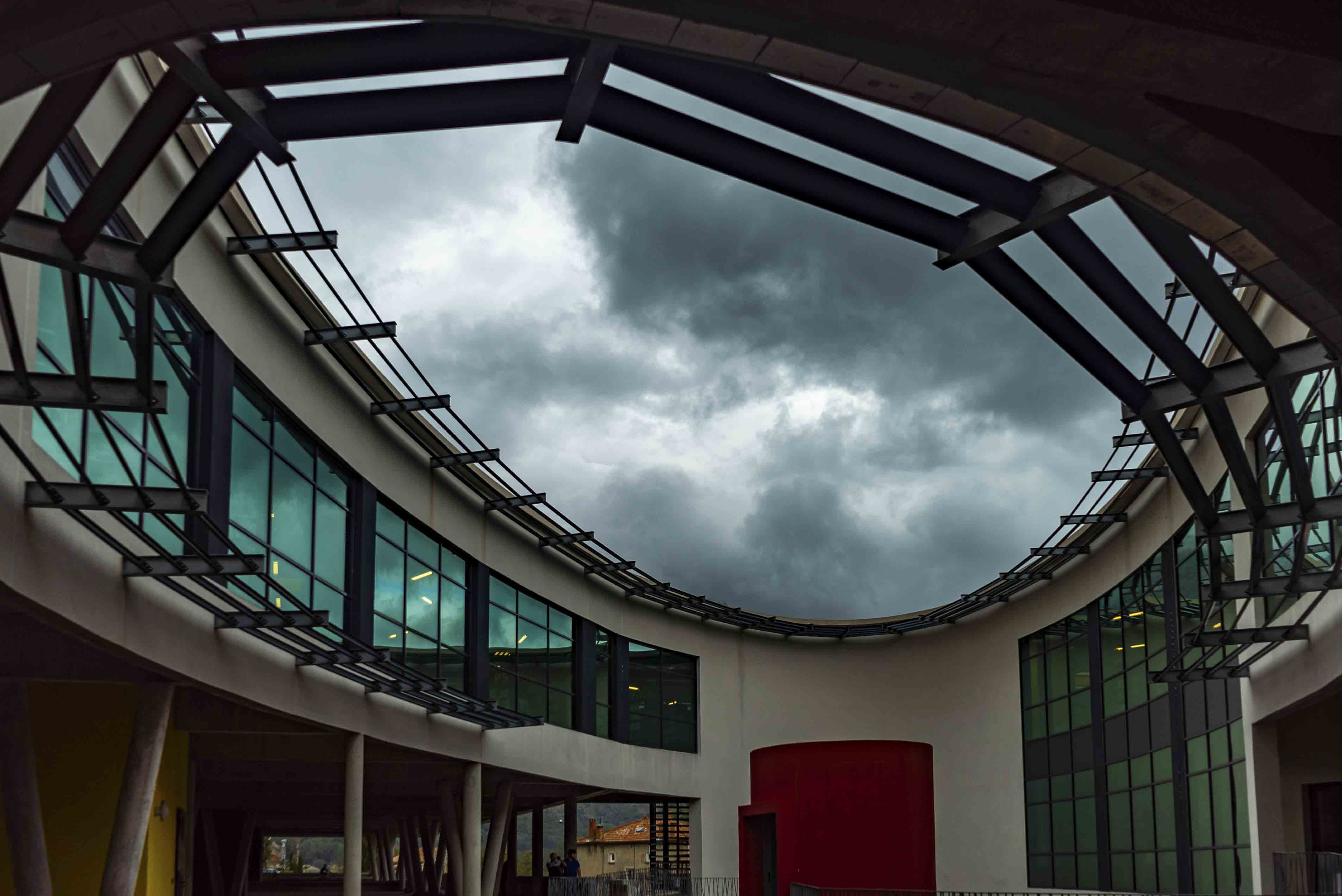 Prise de vue de l'Université de Corse lors d'un cours de photographie